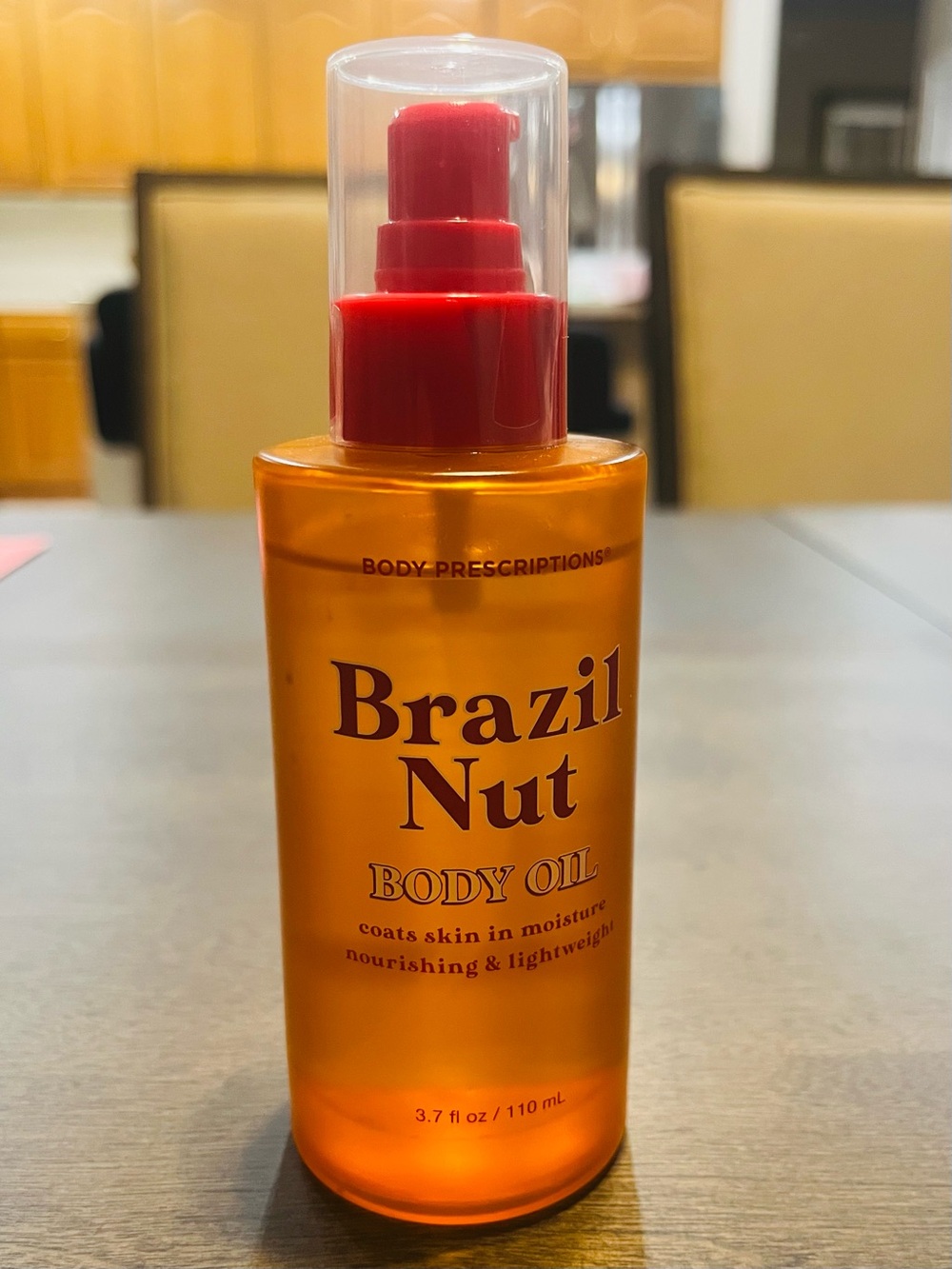 Body Prescriptions Brazil Nut Body Oil 3.7 oz / 110 mL Nourishing Moisture NEW